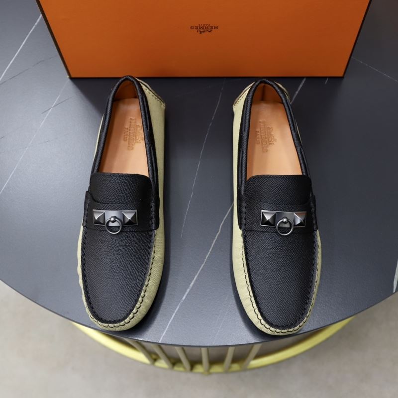 H**mes leather shoes